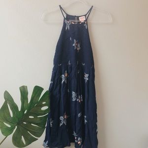 Floral Halter Neck Dress